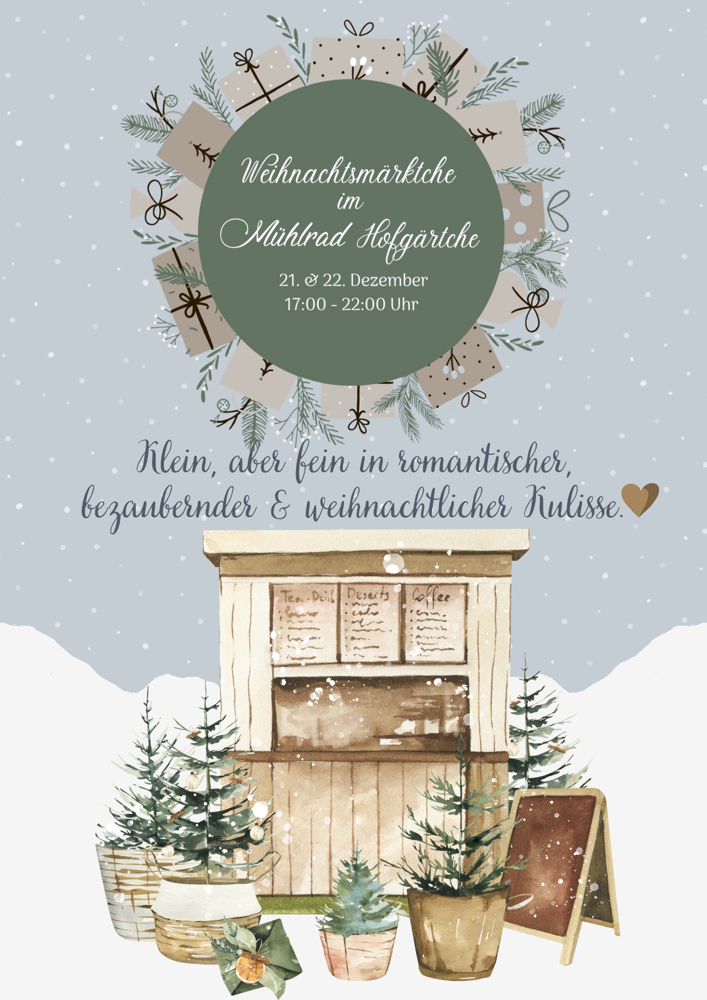 You are currently viewing Weihnachtsmärktche im Mühlrad Hofgärtche